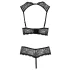 Cottelli - öppen bh-set - svart - 85B/L