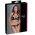 Cottelli - spetsig, halterneck bygellyftset (svart) - 85B/L