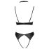 Cottelli - spetsig, halterneck bygellyftset (svart) - 85B/L
