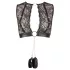 Cottelli Bondage - spetsunderklädesset med handbojor (4‑delars) - M