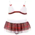 Cottelli - sexig skoluniform - bh set - vit röd