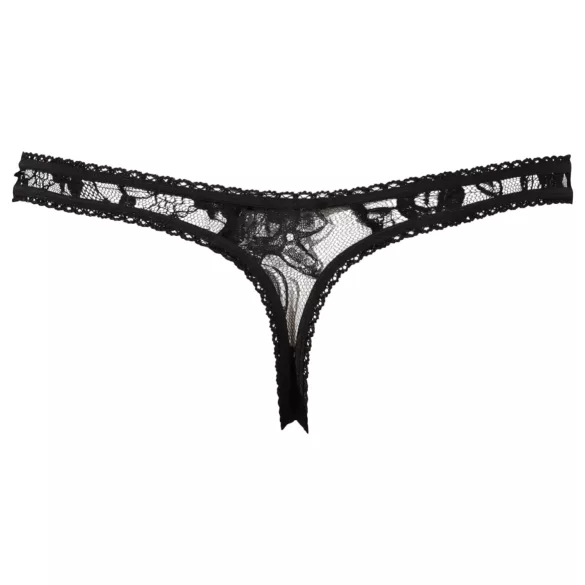 Cottelli - stringtrosa - spets - svart - XL