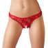 Cottelli - Sexig spetsstring (röd) - M