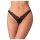 Obsessive - transparent spetsstring (svart)