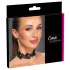 Cottelli - halsband spets pärlor - svart