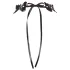 Cottelli - halsband spets pärlor - svart