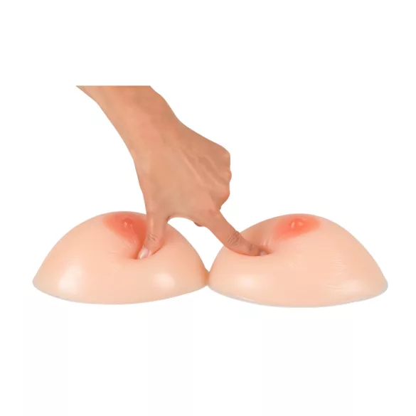Cottelli - silikon bh-inlägg med bröstvårta - 2x600g