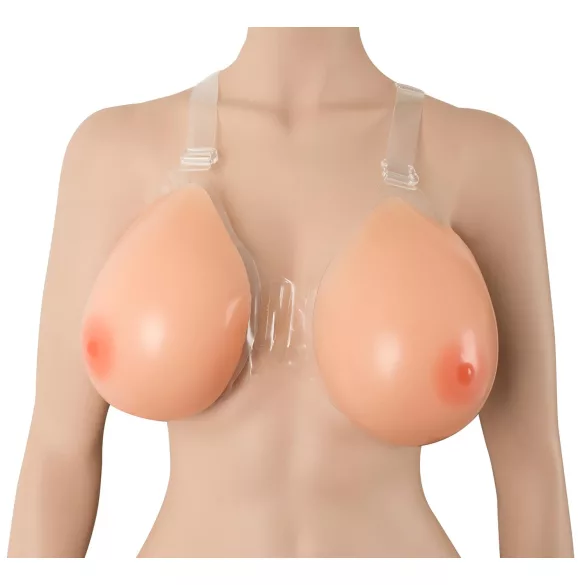 Cottelli - push up bröstproteser - silikon - 2x1200g