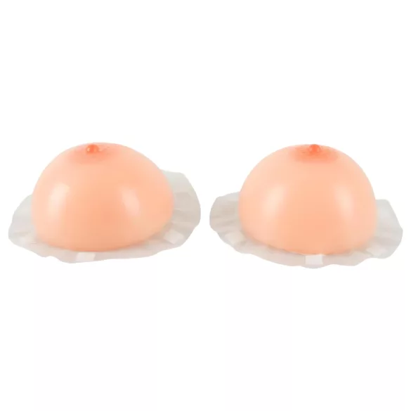 Cottelli - silikontuttar med bh - push-up - 2x1000g