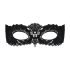 Obsessive - Broderad Venetiansk Mask (svart)