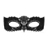 Obsessive - venetiansk mask - broderad - svart