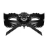 Obsessive - venetiansk mask - broderad - svart