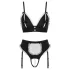 Cottelli - tjänsteflicka-set (svart) - M