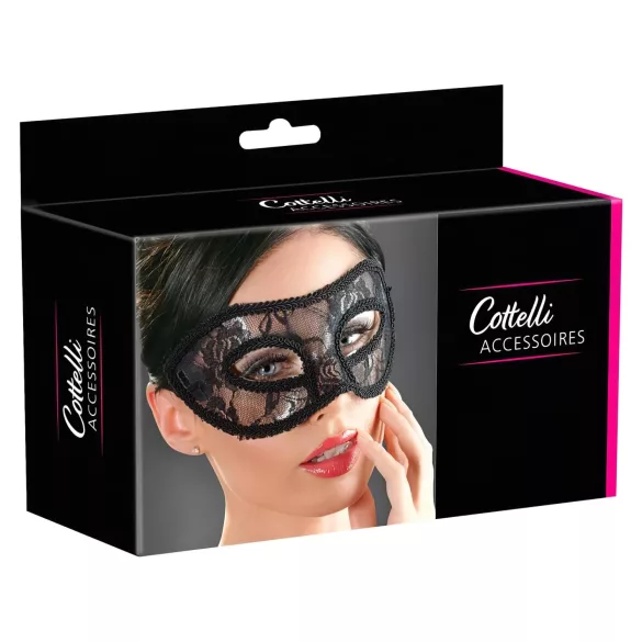 Cottelli - ögonmask spets förformad svart