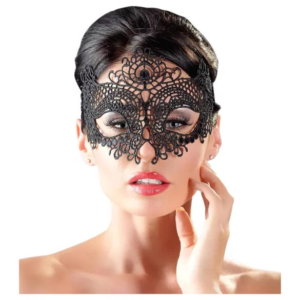 Cottelli - ögonmask spets broderad svart