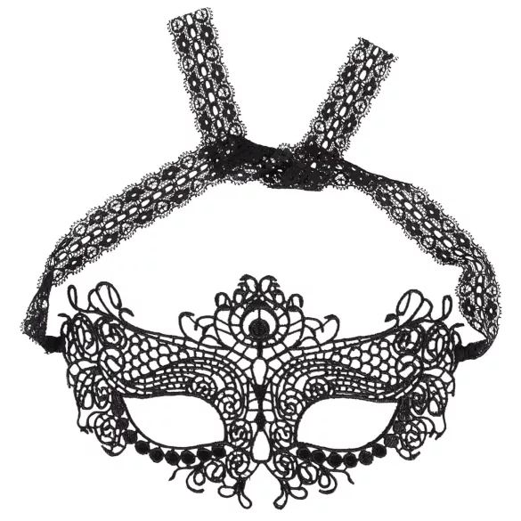 Cottelli - ögonmask spets broderad svart