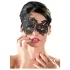 Cottelli - ansiktsmask - broderad, asymmetrisk - svart