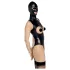 Bad Kitty - öppen body och sugmask - svart - M