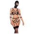 Bad Kitty - kroppssele och mask (svart) - M