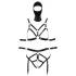 Bad Kitty - kroppsselar set och mask - svart - M