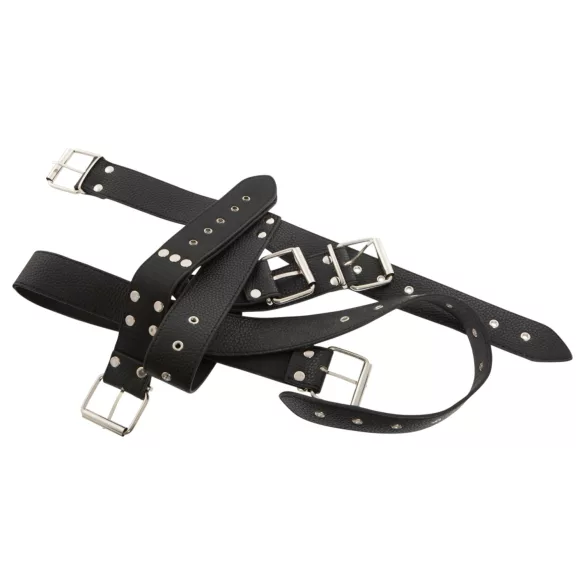 Bad Kitty - handbojor för ryggen - svart