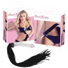 Bad Kitty - piska med glasdildo - svart transparent