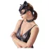 Bad Kitty - kattmask - konstläder med strass - svart S-L