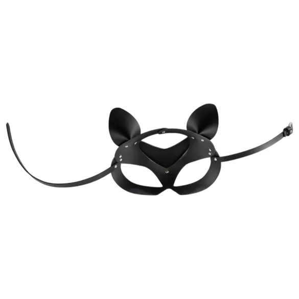 Bad Kitty - kattmask - konstläder med strass - svart S-L