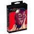 Bad Kitty - munmask - glänsande röd - S-L