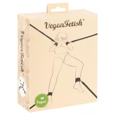 Vegan Fetish - sängfäste bondage set - svart