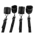 Vegan Fetish - sängfäste bondage set - svart