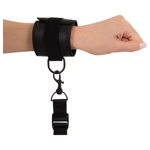 Vegan Fetish - sängfäste bondage set - svart