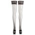 Cottelli - Satinkänsla stay-ups (svart) - 4/L