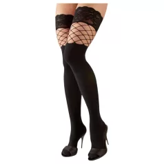 Cottelli - Stayups strumpor - kombinerad design - M/L