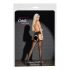 Cottelli - sexstrumpbyxa med spetsmidja (svart) - 4