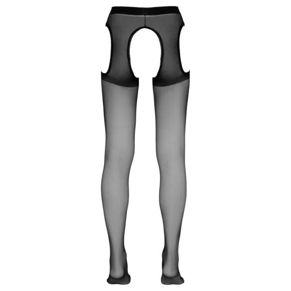 Cottelli - öppen (crotchless) strumpbyxa (svart)