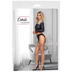 Cottelli - Stay-up strumpor - Silkeslen känsla - Nude - M