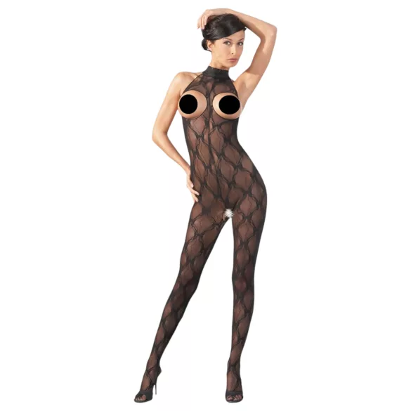 NO:XQSE - Öppen byst catsuit - spets