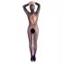Mandy Mystery - helkropps nätcatsuit med mask - svart - S-L