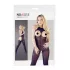 NO:XQSE - öppen catsuit med halterneck - svart (S-L)