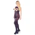NO:XQSE - öppen catsuit med halterneck - svart (S-L)
