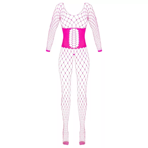 Cottelli - nätkroppstrumpa - rosa - S-L