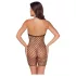 Cottelli - öppen bodysuit nät - svart - S-L