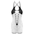 Cottelli - öppen bodysuit nät - svart - S-L