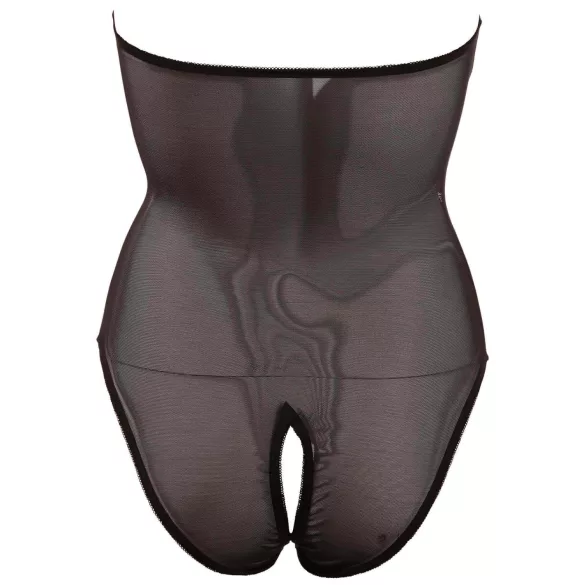 Abierta Fina - Bodysuit i spets - Djup urringning - Svart