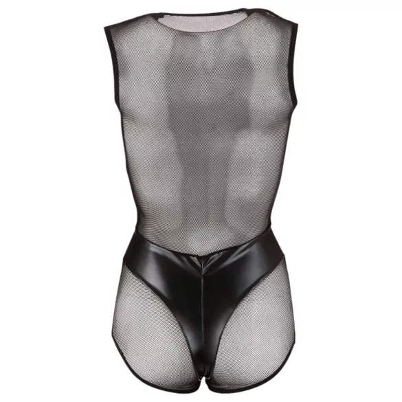 Cottelli - nätbody - glänsande - svart - M