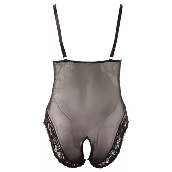 Cottelli Plus Size - spetsbody - svart