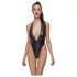 Cottelli Party - body med halterneck - glansig - svart