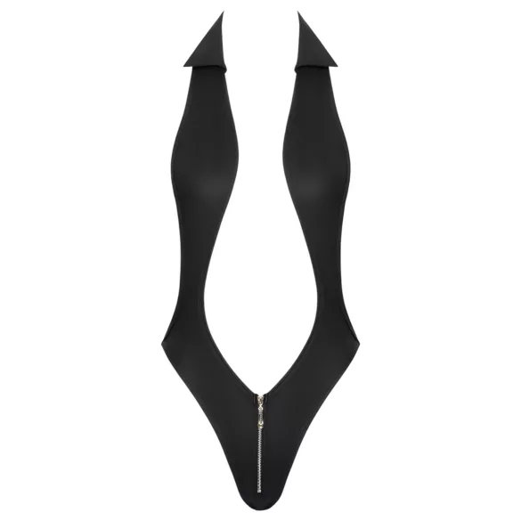 Cottelli Party - body med krage - svart - M/L