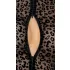 Noir - leopardmönstrad långärmad body (svart) - M
